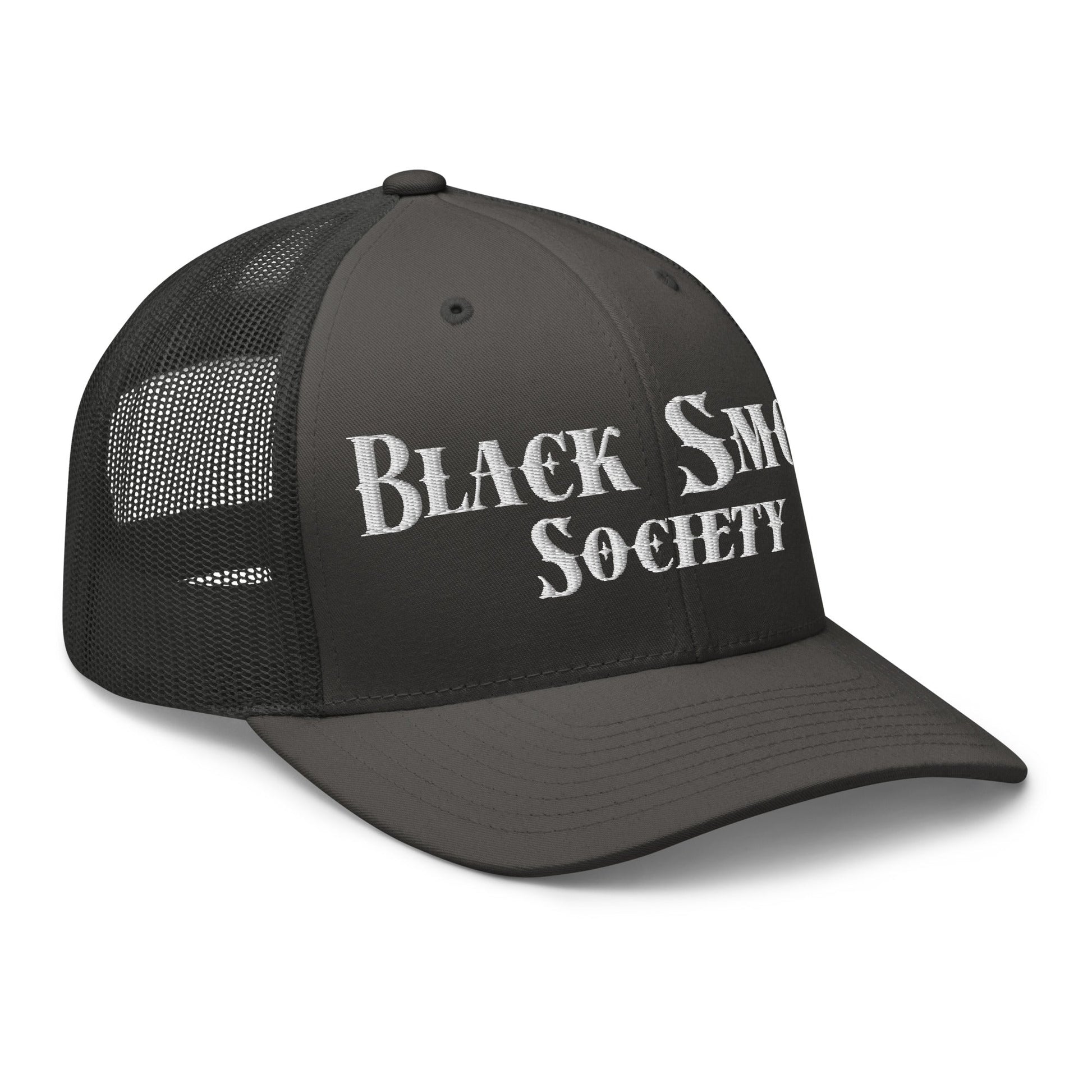 Hats  Snapback Custom Trucker Hat Black Smoke Society Cap For Men & Women Infidel Collective