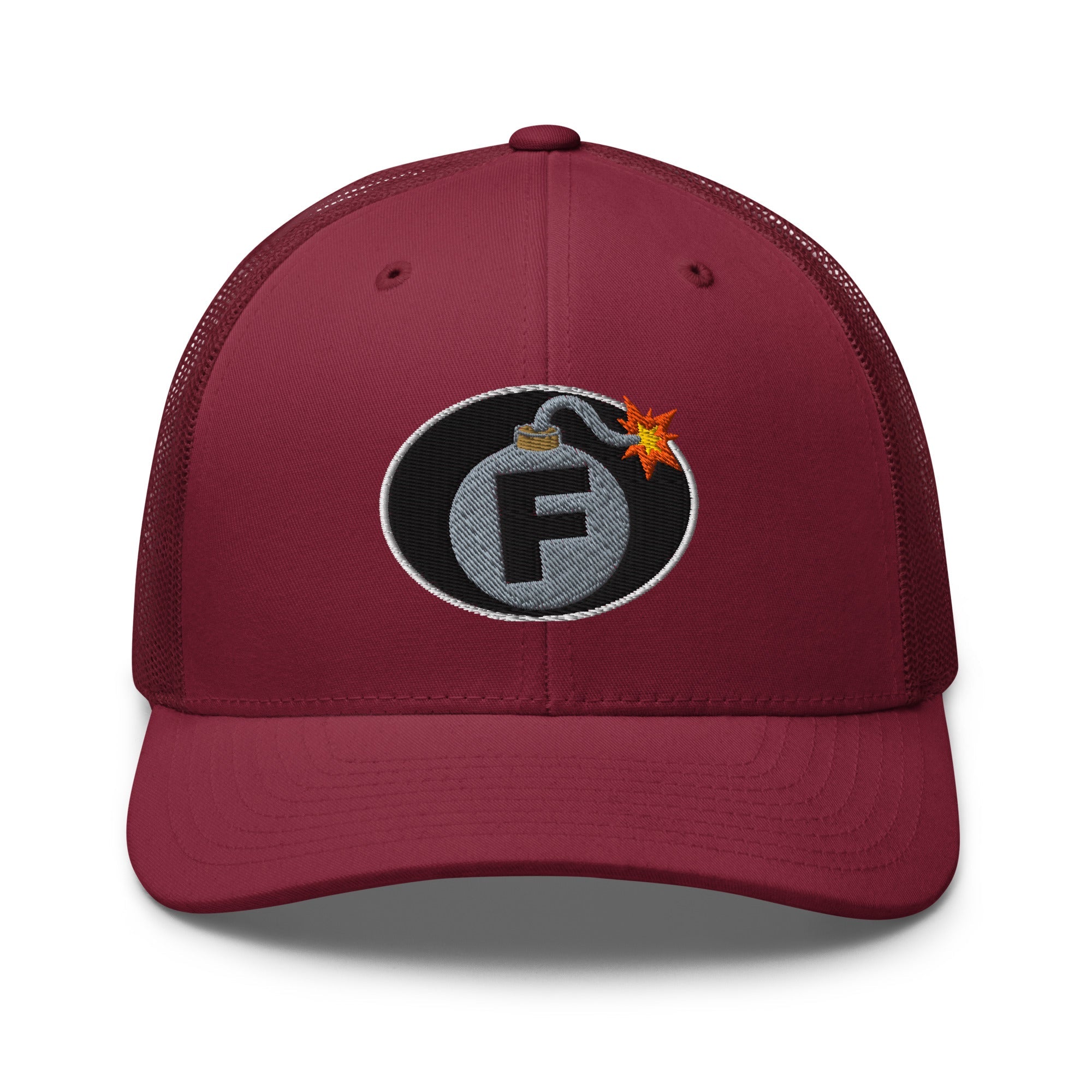 Hats Cranberry Custom Snapback Trucker Hat Funny NSFW F-Bomb Cap in 20 Colors Infidel Collective