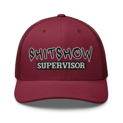 Snapback Custom Trucker Hats NSFW Shitshow Supervisor Cap for Men & Women  Infidel Collective