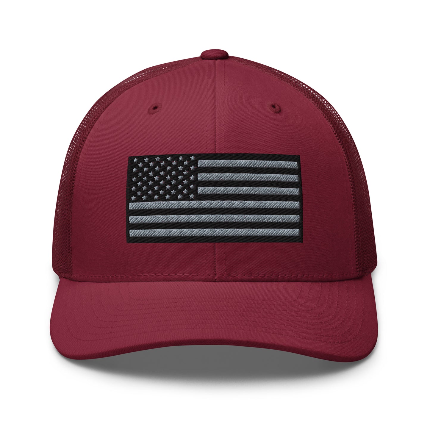 Blackout USA Flag Best Patriotic Custom Snapback Trucker Hats (20 Colors)  Infidel Collective