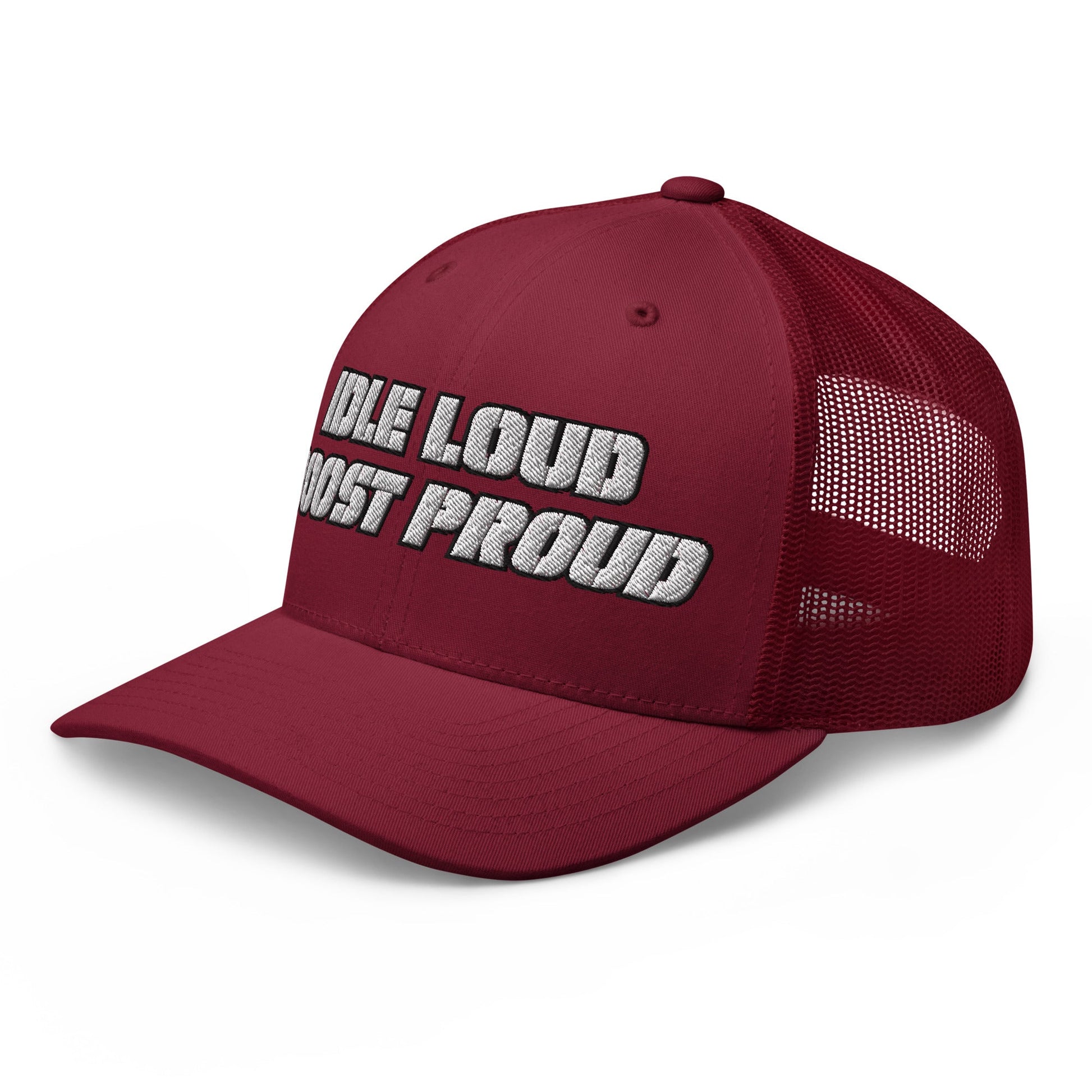 Hats  Snapback Custom Trucker Hat to Wear Proud – Idle Loud Boost Proud Mens Diesel Hats Infidel Collective