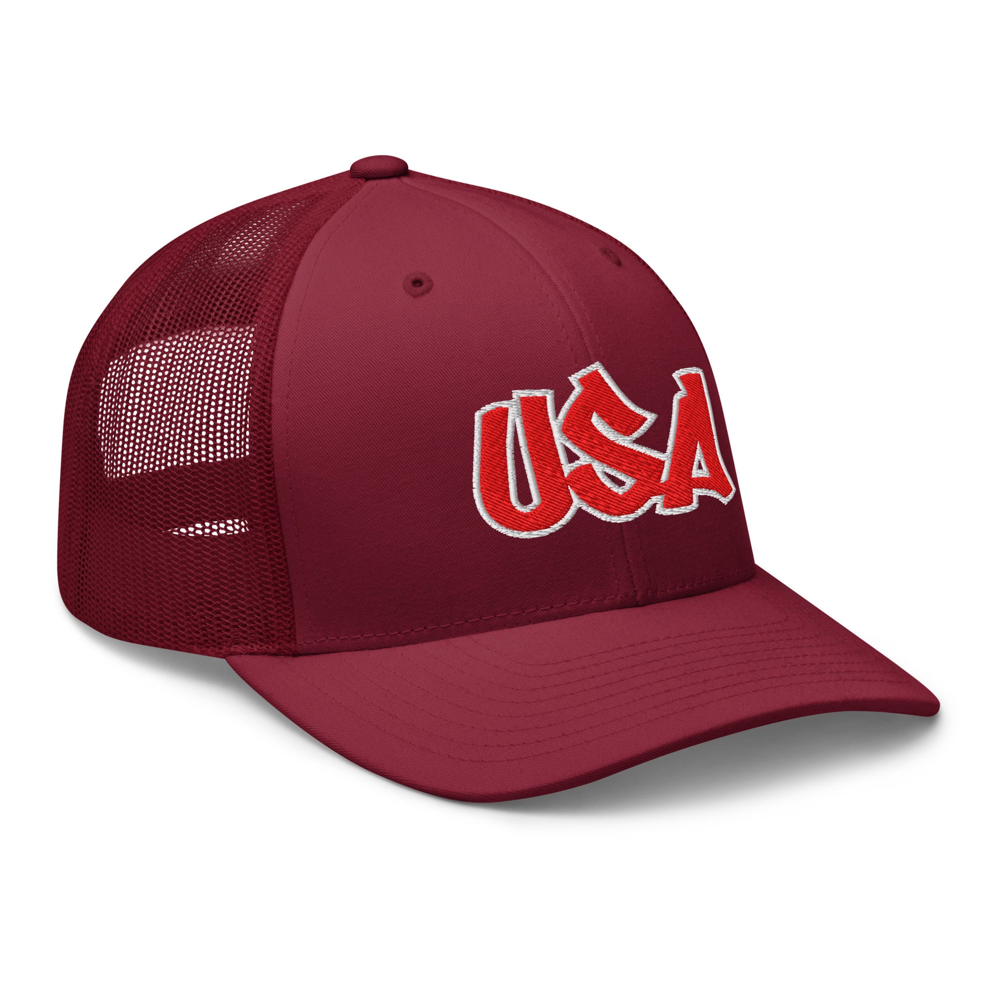 Cool USA Street Script Custom Patriotic Snapback Trucker Hats for Men & Women (20 Colors)  Infidel Collective