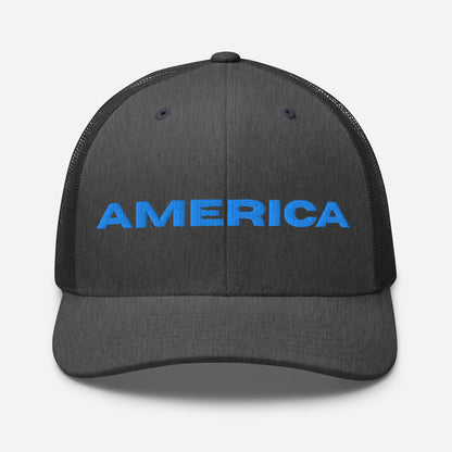 Cool AMERICA Custom Patriotic Hats Embroidered in Blue Stitch (11 Colors)  Infidel Collective
