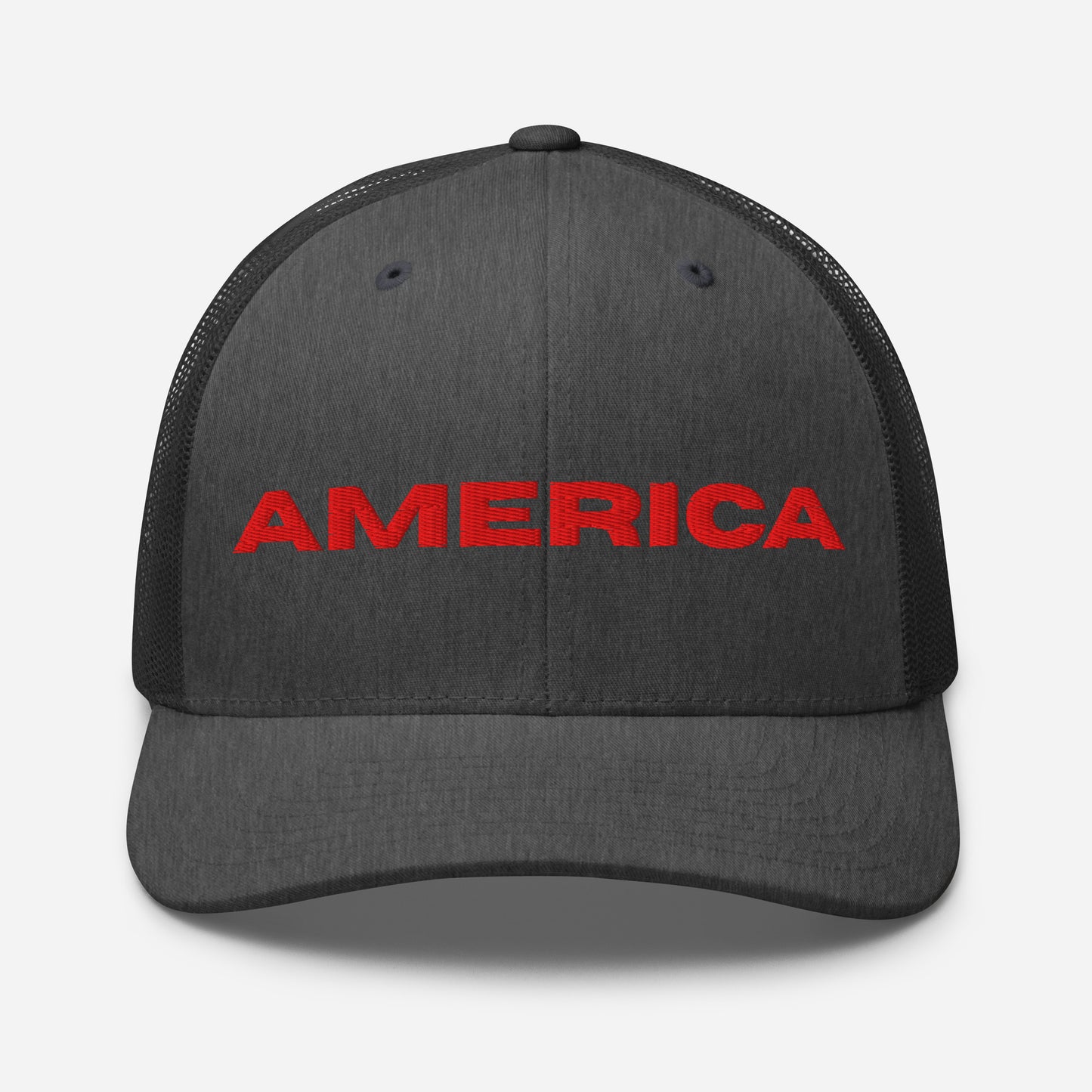 Cool AMERICA Custom Patriotic Red Stitch Snapback Trucker Hats (11 Colors)  Infidel Collective