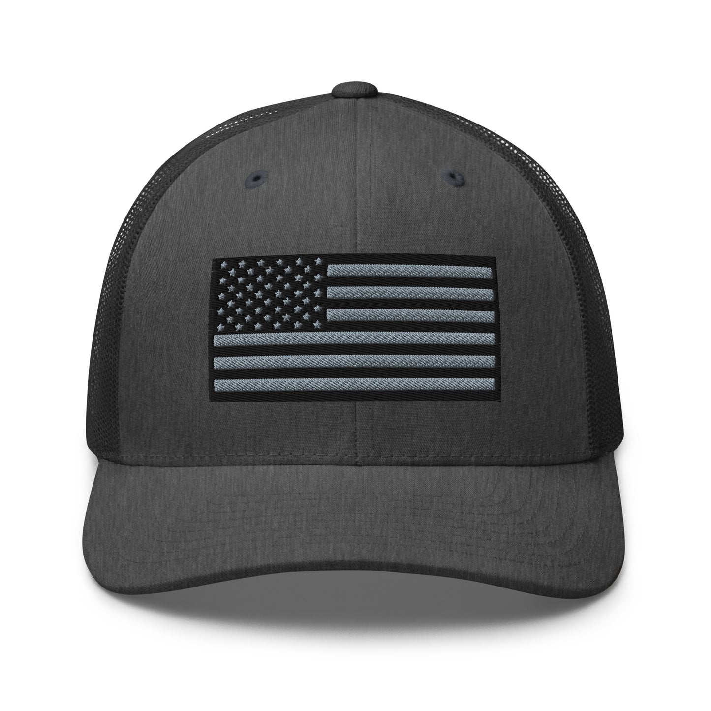 Blackout USA Flag Best Patriotic Custom Snapback Trucker Hats (20 Colors)  Infidel Collective