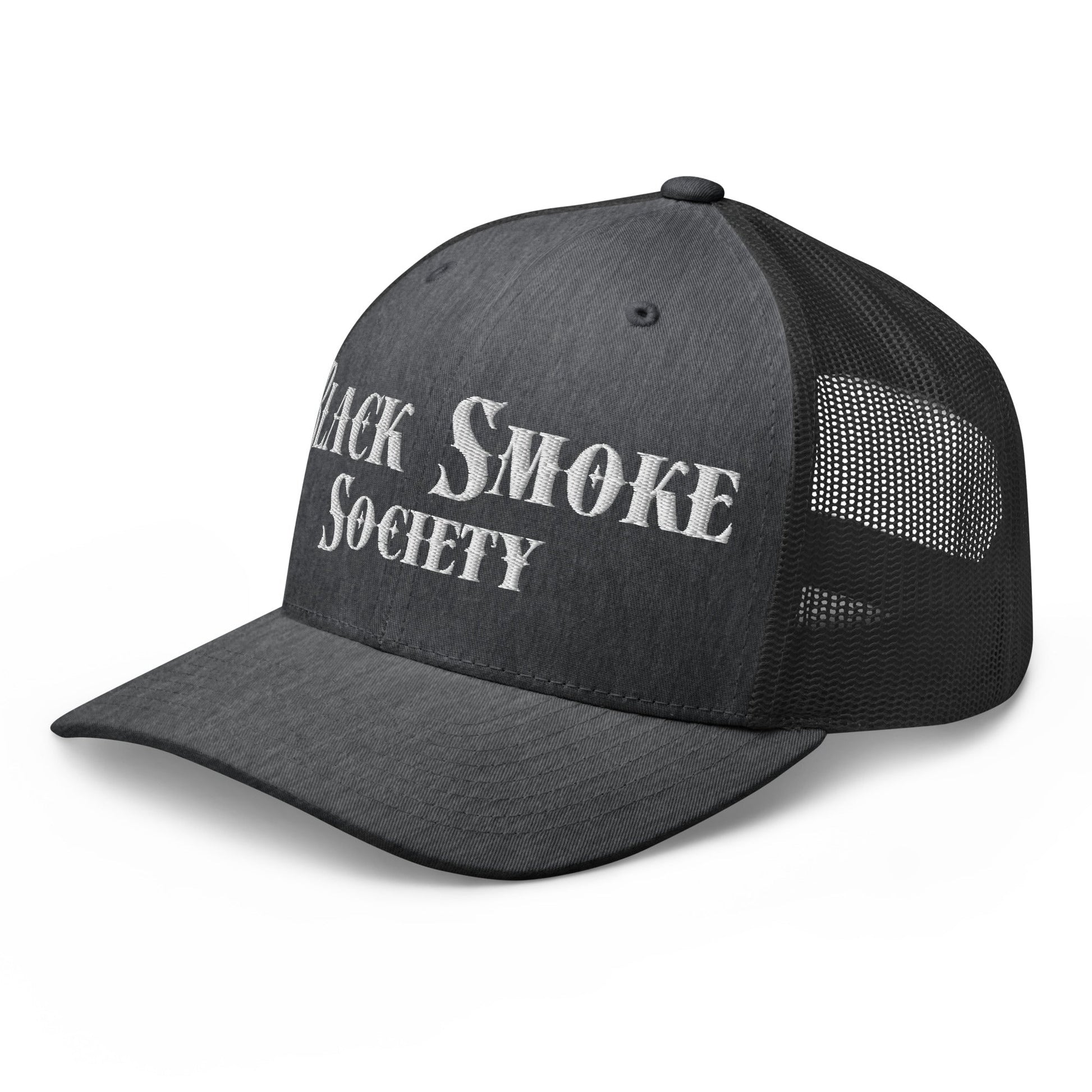 Hats  Snapback Custom Trucker Hat Black Smoke Society Cap For Men & Women Infidel Collective