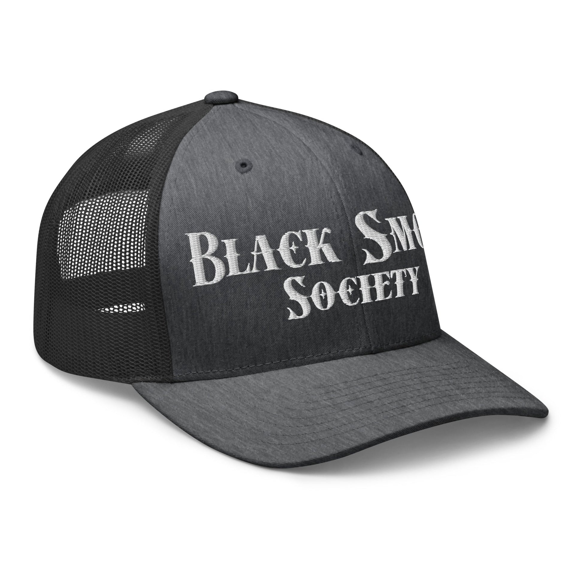Hats  Snapback Custom Trucker Hat Black Smoke Society Cap For Men & Women Infidel Collective