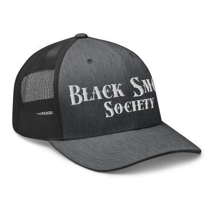 Hats  Snapback Custom Trucker Hat Black Smoke Society Cap For Men & Women Infidel Collective