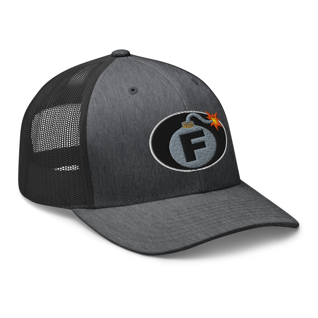 Hats  Custom Snapback Trucker Hat Funny NSFW F-Bomb Cap in 20 Colors Infidel Collective