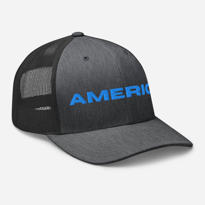 Cool AMERICA Custom Patriotic Hats Embroidered in Blue Stitch (11 Colors)  Infidel Collective
