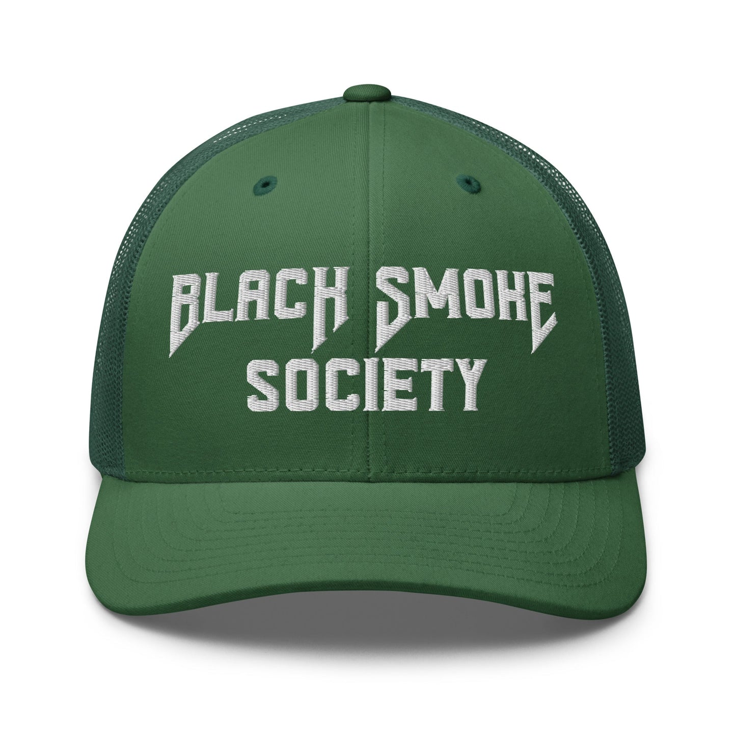 Hats Evergreen Snapback Custom Trucker Hat to Rep the Black Smoke Society Lifestyle Infidel Collective