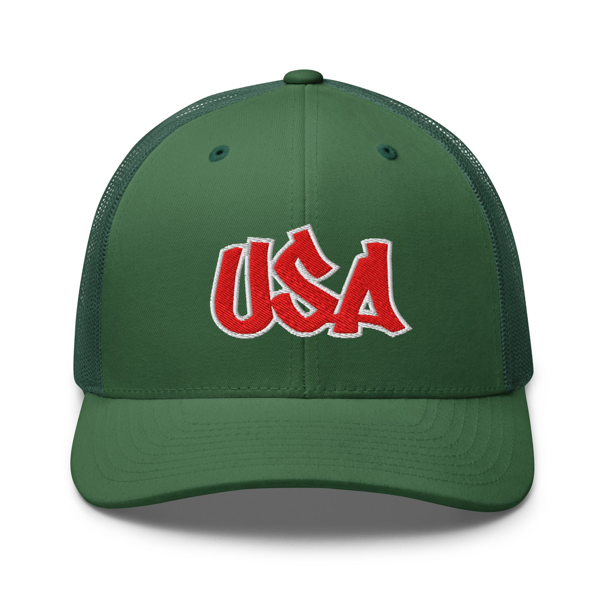 Cool USA Street Script Custom Patriotic Snapback Trucker Hats for Men & Women (20 Colors)  Infidel Collective