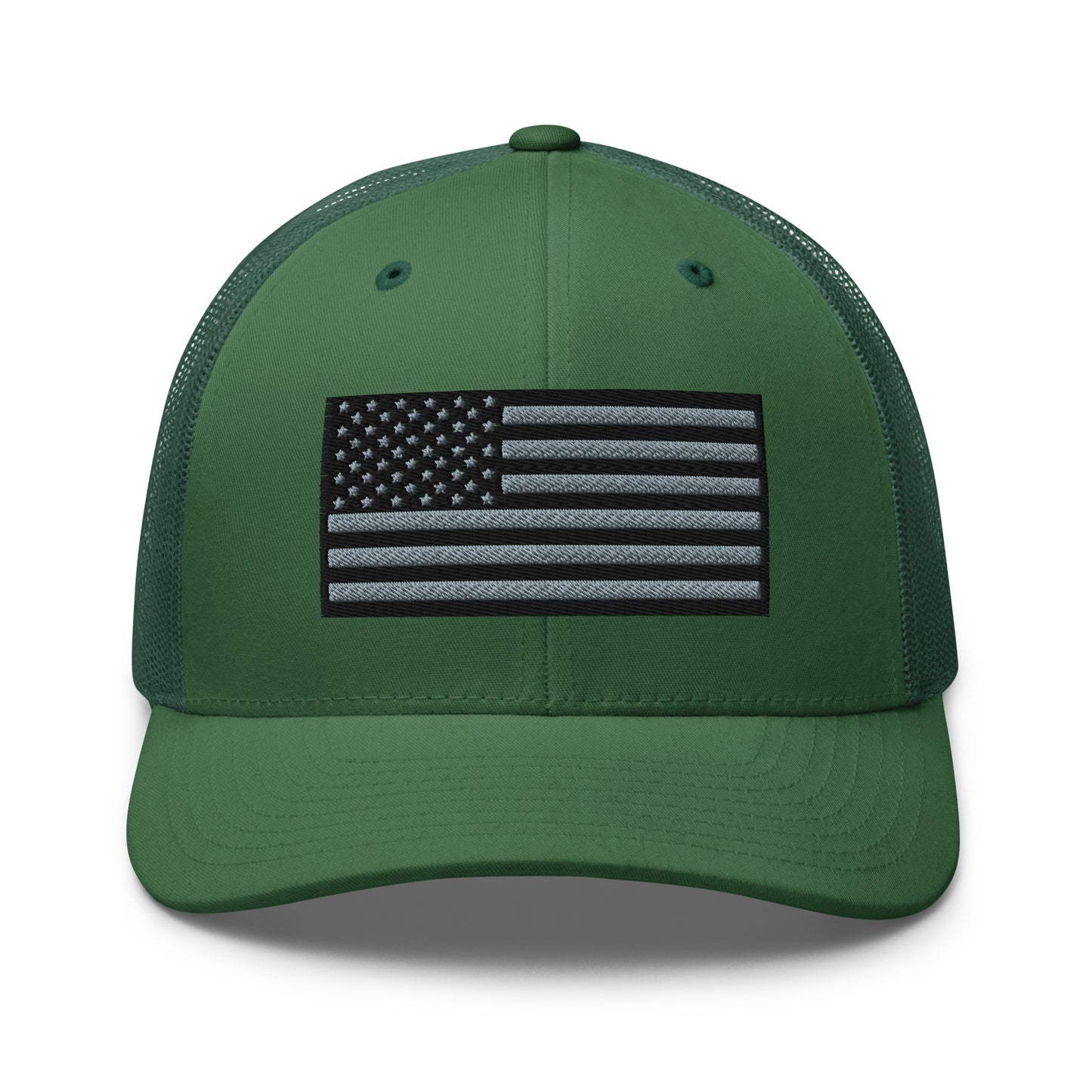 Blackout USA Flag Best Patriotic Custom Snapback Trucker Hats (20 Colors)  Infidel Collective