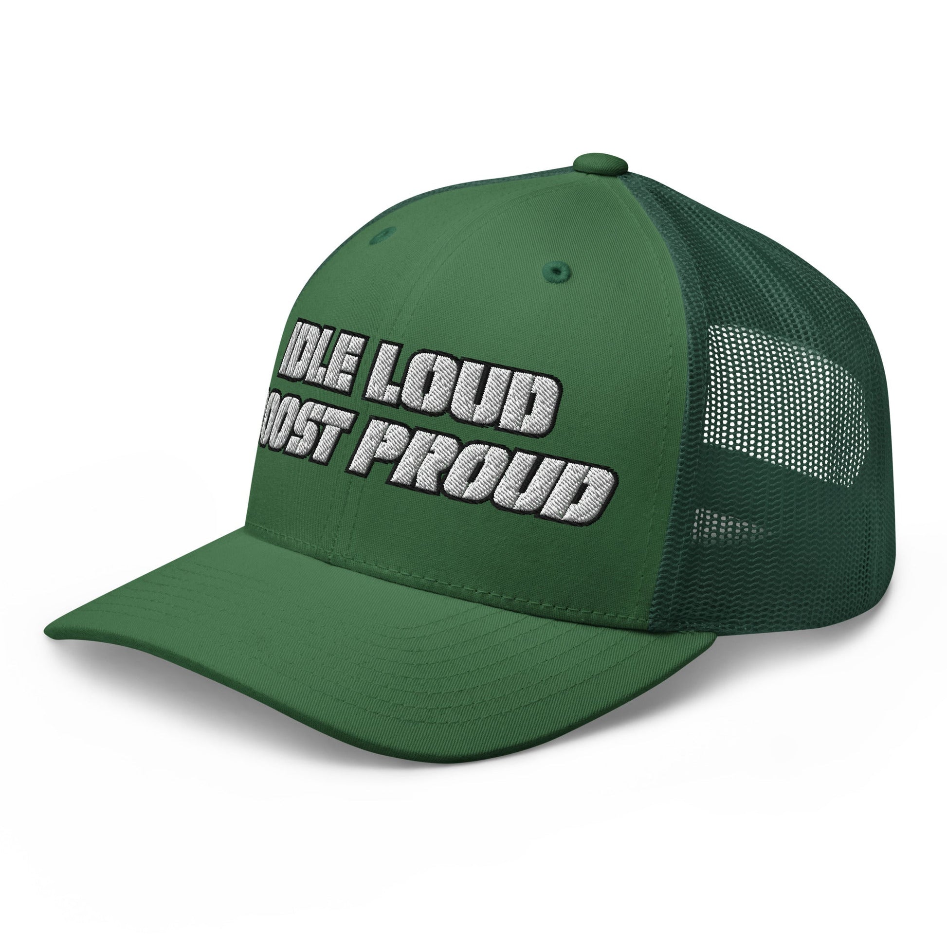 Hats  Snapback Custom Trucker Hat to Wear Proud – Idle Loud Boost Proud Mens Diesel Hats Infidel Collective