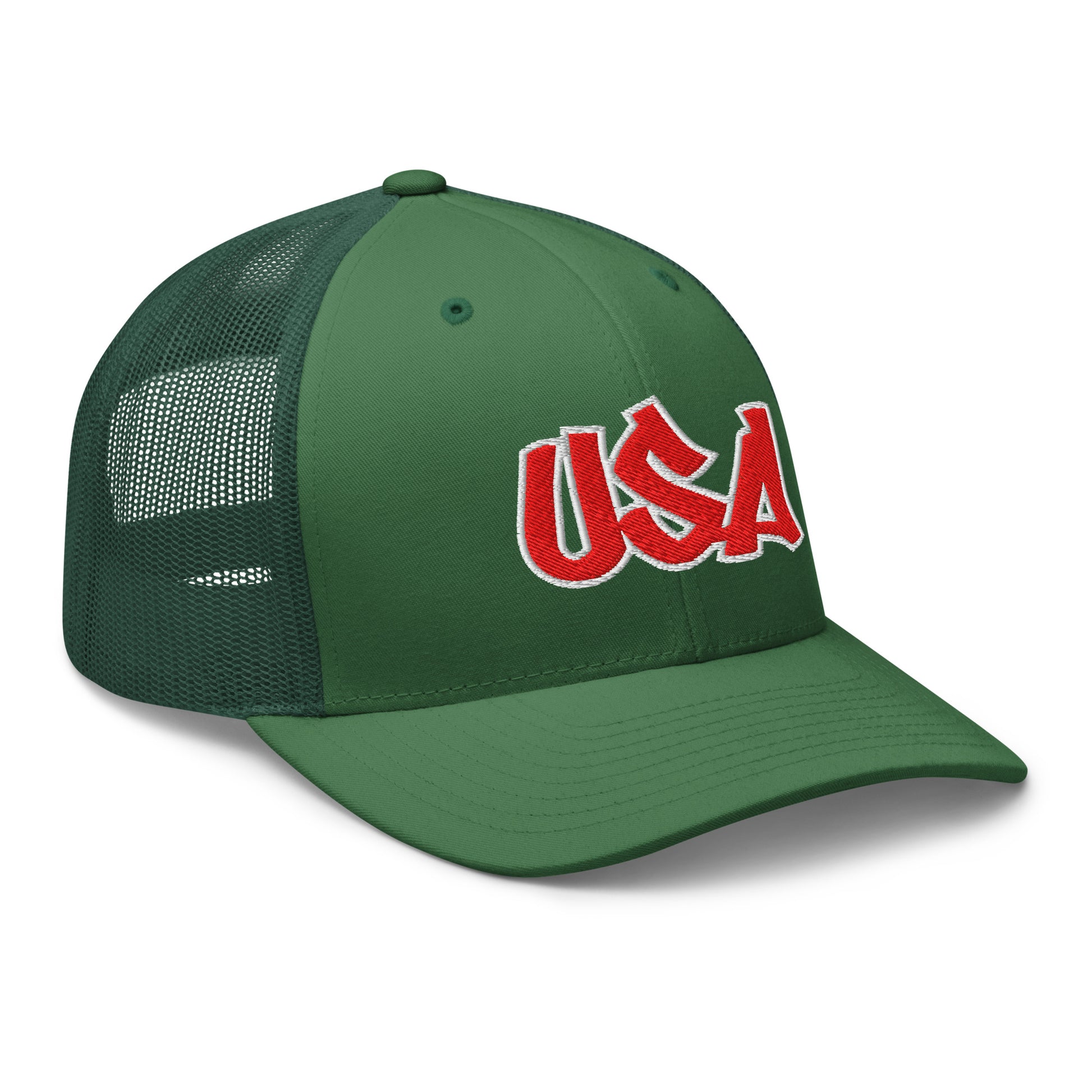 Cool USA Street Script Custom Patriotic Snapback Trucker Hats for Men & Women (20 Colors)  Infidel Collective