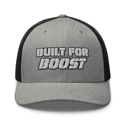 Hats Heather-Black Snapback Custom Trucker Hat to Ride In – Built for Boost Diesel Gang Hat Infidel Collective