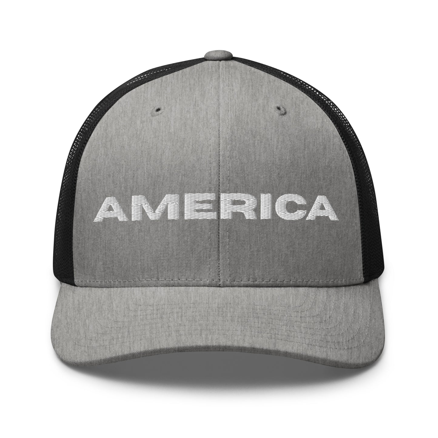 Snapback Custom Trucker Hats AMERICA Cool Patriotic Cap White Stitch  Infidel Collective