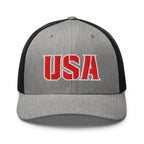 USA Power Cool Custom Patriotic Snapback Trucker Hats  for Men & Women (20 Colors)  Infidel Collective