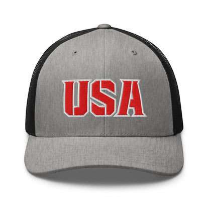 USA Power Cool Custom Patriotic Snapback Trucker Hats  for Men & Women (20 Colors)  Infidel Collective