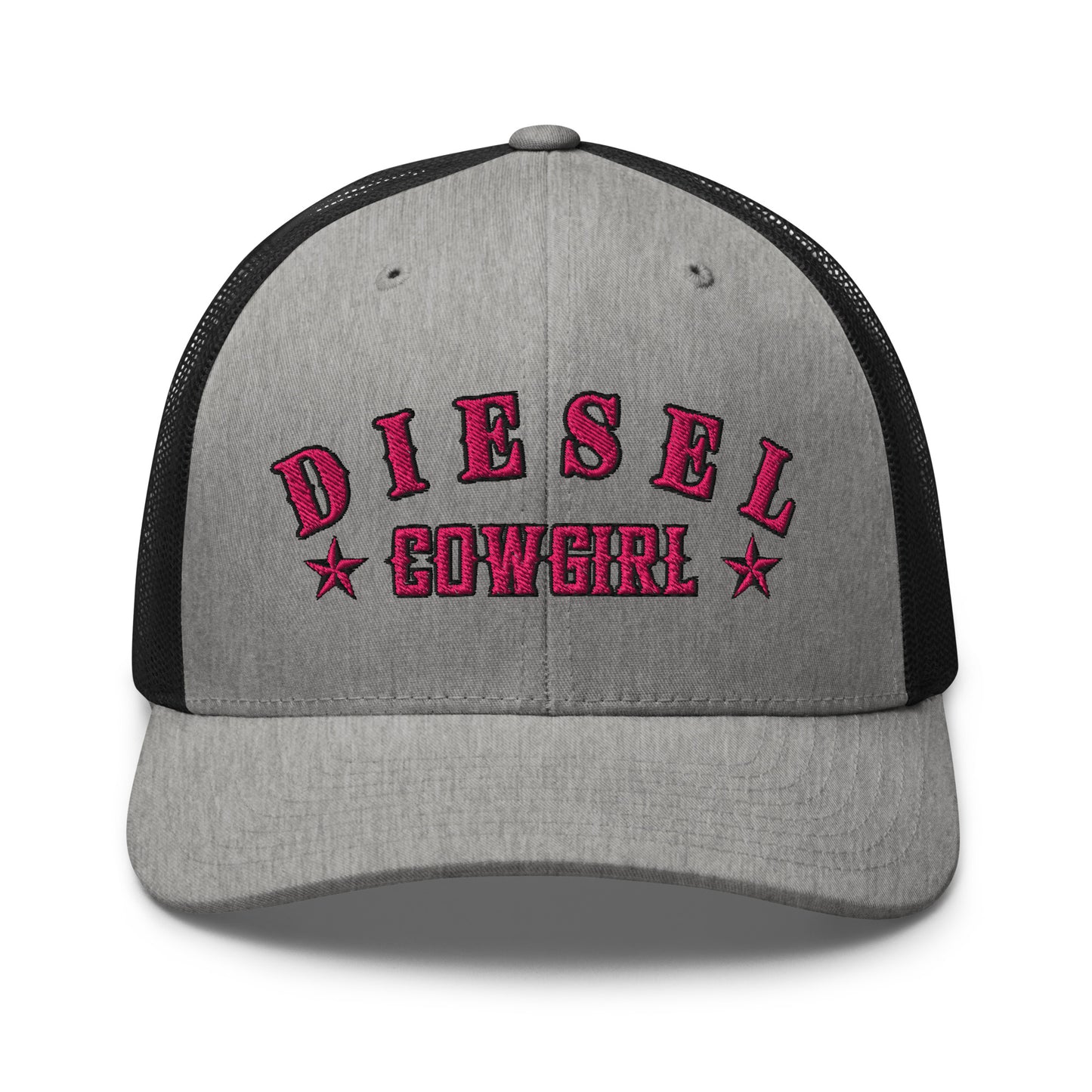 Custom Diesel Cowgirl Hat – Pink Stitch Snapback Trucker Cap for Diesel Gang Women  Infidel Collective