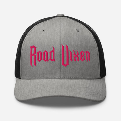 Snapback Custom Trucker Hats Road Vixen Cap for Sexy Women - Pink Stitch  Infidel Collective