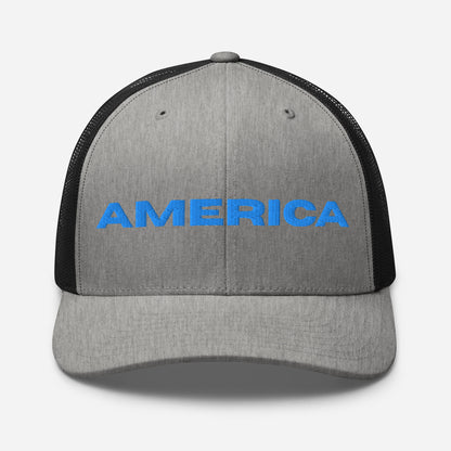 Cool AMERICA Custom Patriotic Hats Embroidered in Blue Stitch (11 Colors)  Infidel Collective