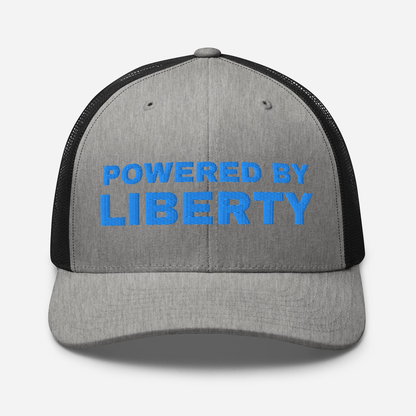 Snapback Custom Trucker Hats Powered by Liberty Cap in Blue Stitching  Infidel Collective