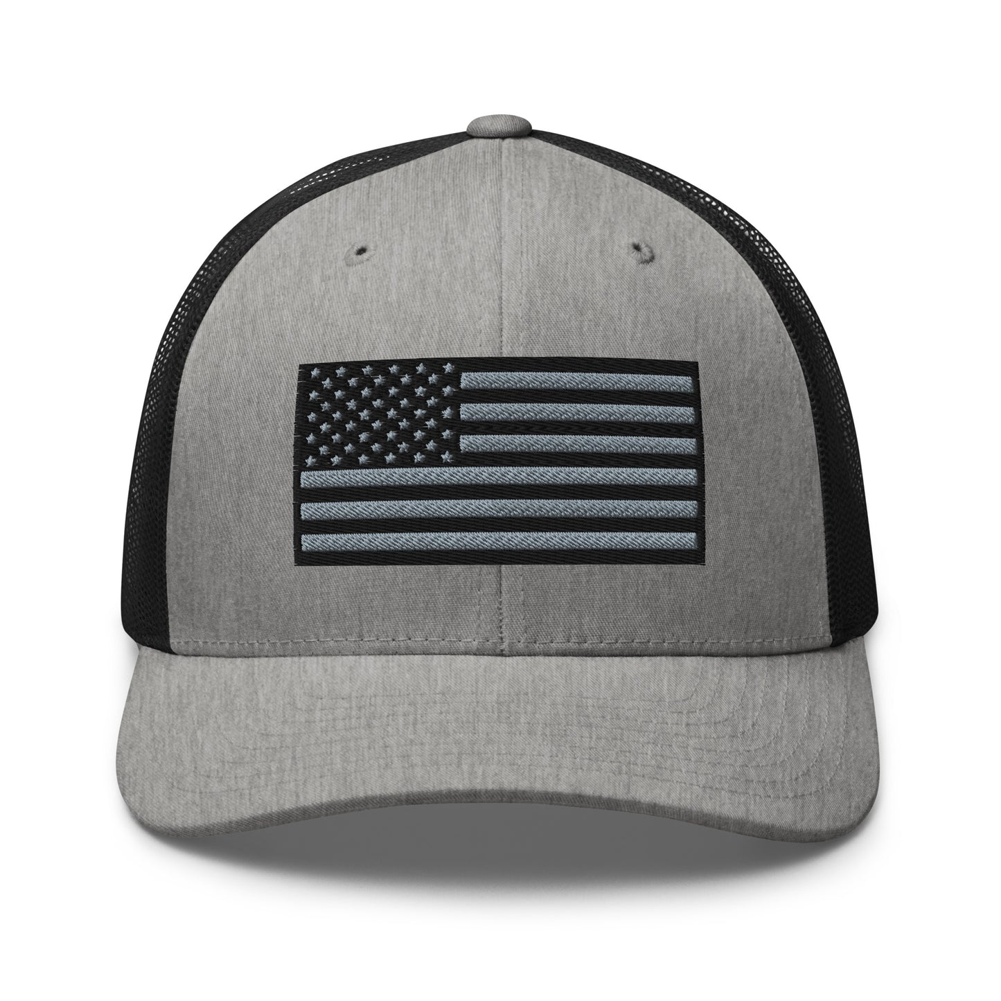 Blackout USA Flag Best Patriotic Custom Snapback Trucker Hats (20 Colors)  Infidel Collective