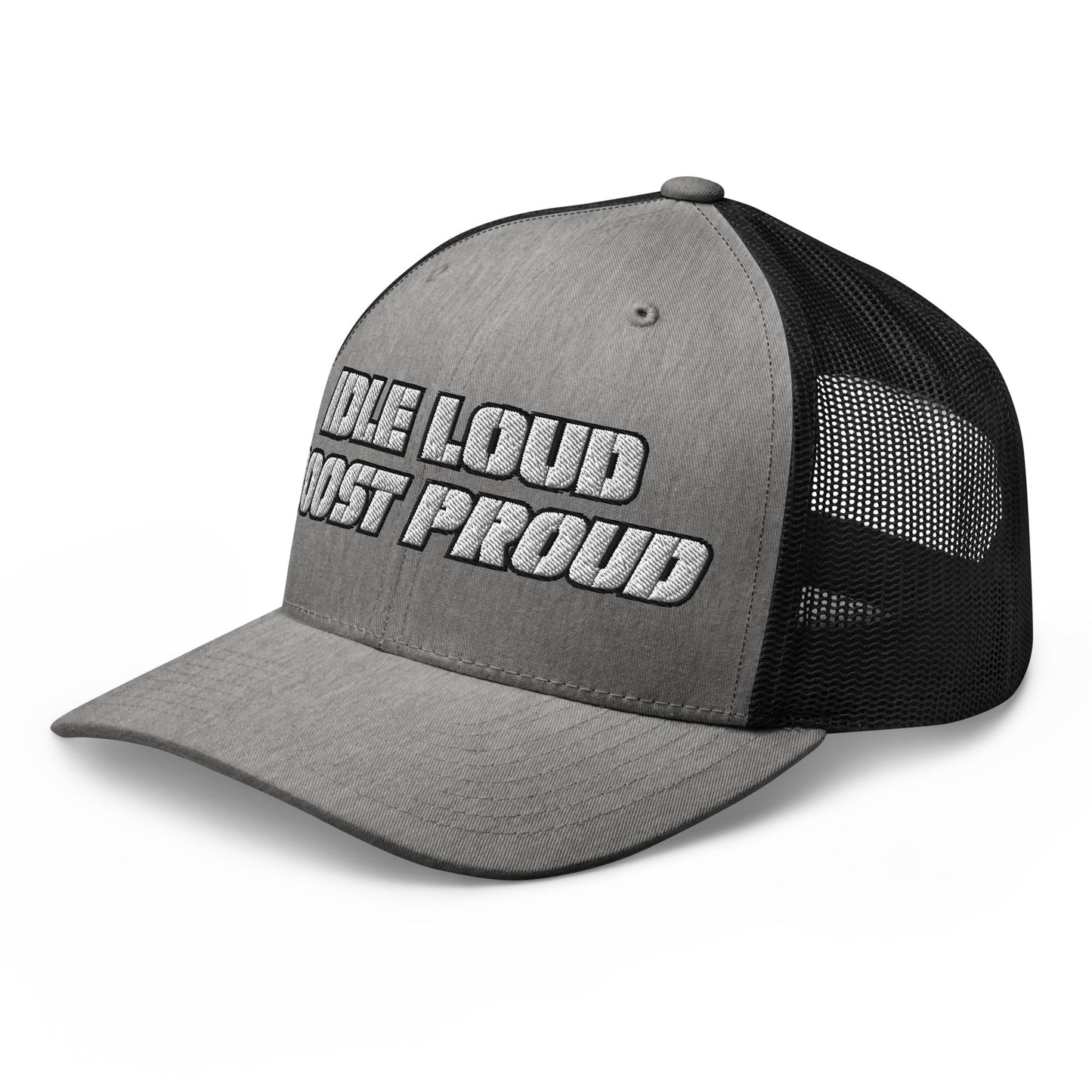 Hats  Snapback Custom Trucker Hat to Wear Proud – Idle Loud Boost Proud Mens Diesel Hats Infidel Collective