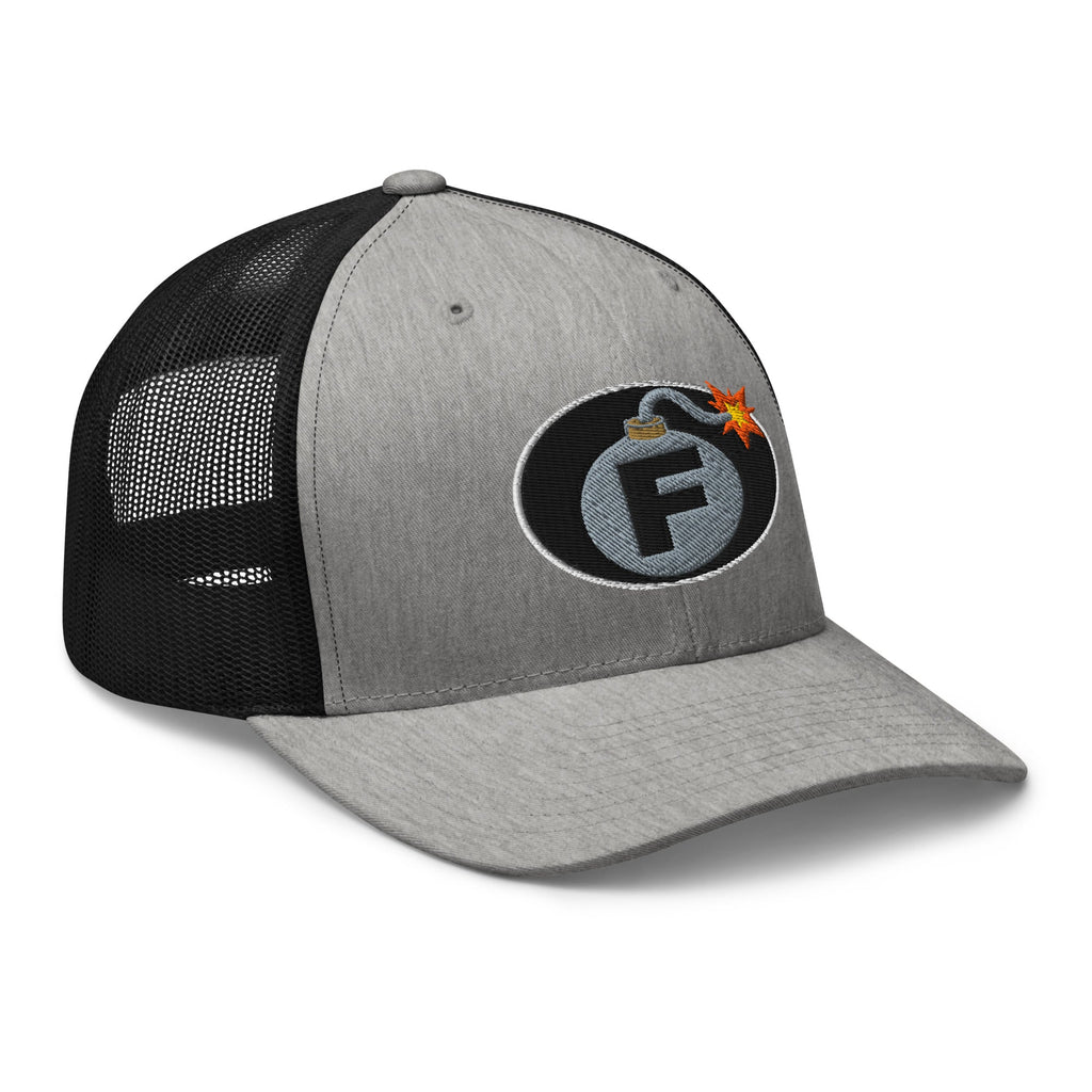 Hats  Custom Snapback Trucker Hat Funny NSFW F-Bomb Cap in 20 Colors Infidel Collective