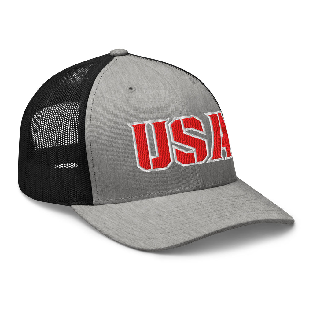 USA Power Cool Custom Patriotic Snapback Trucker Hats  for Men & Women (20 Colors)  Infidel Collective