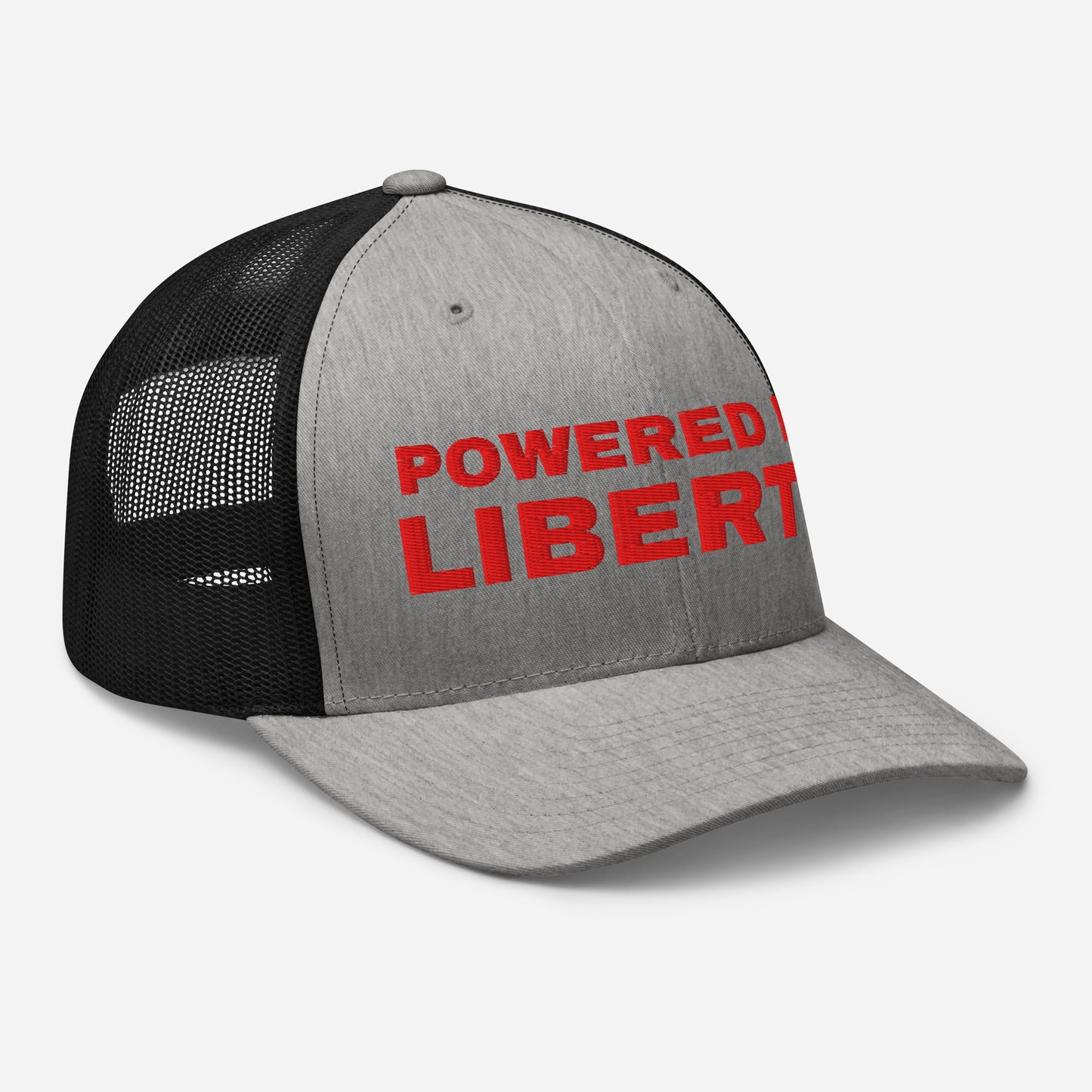 Snapback Custom Trucker Hats Powered by Liberty Cap in Red Stitching  Infidel Collective