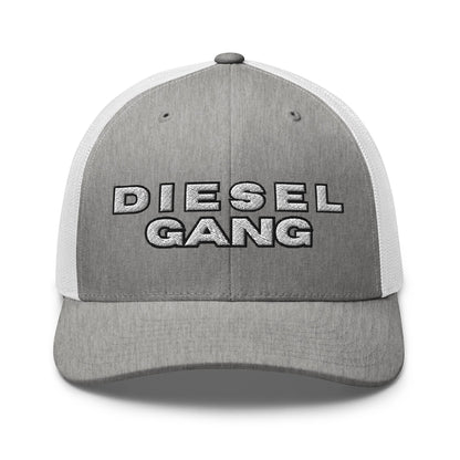 Hats Heather-Grey-White Diesel Gang Snapback – Trucker Hat for Men & Women in 19 Colors Infidel Collective