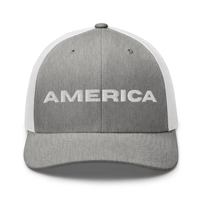 Cool AMERICA Patriotic Custom White Embroidering Snapback Trucker Hats  Infidel Collective