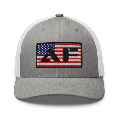 AF American Freedom Flag Snapback Custom Trucker Hat  Infidel Collective