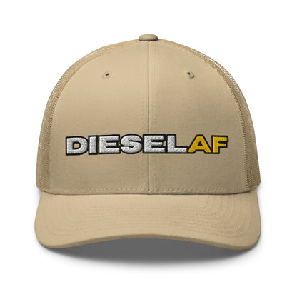 Hats Khaki Snapback Custom Trucker Hat to Rock the Diesel AF Lifestyle for Men & Women Infidel Collective