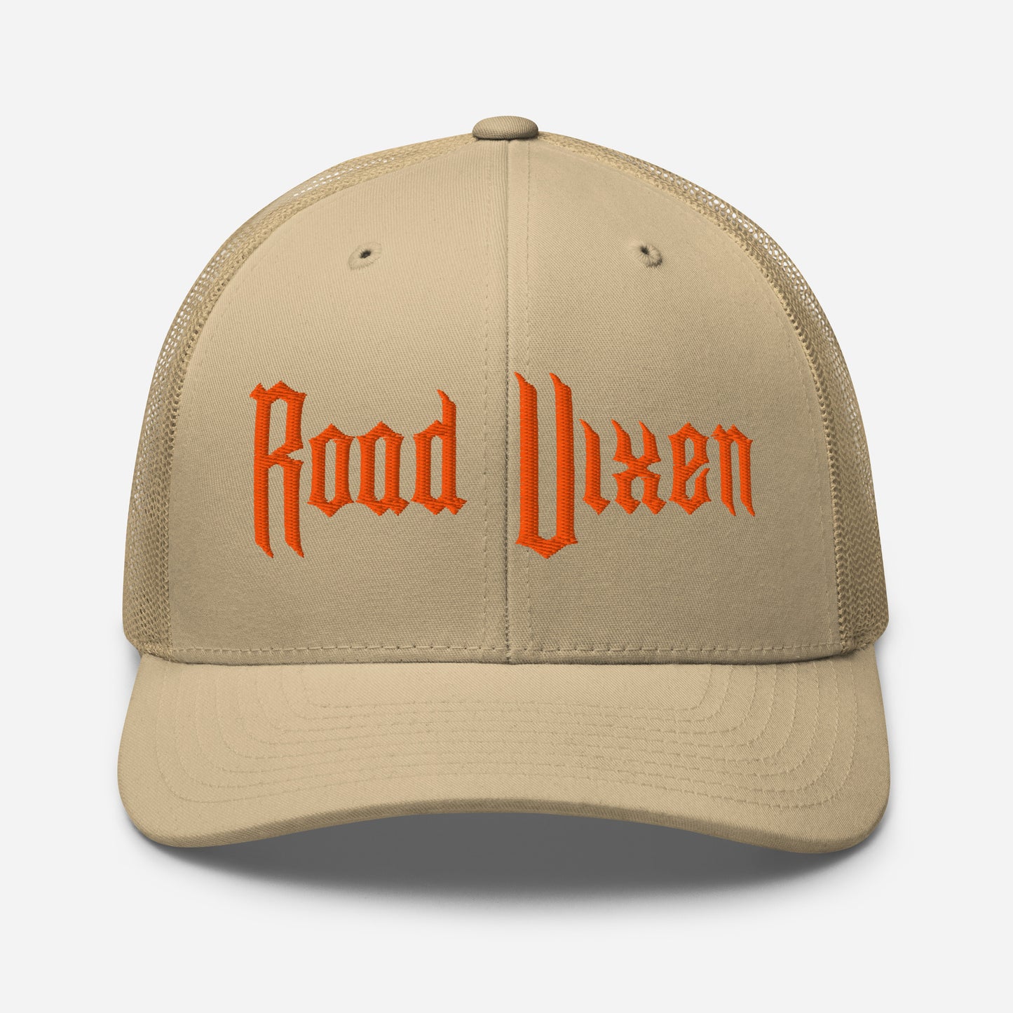 Snapback Custom Trucker Hats Road Vixen Cap for Sexy Women - Orange Stitch  Infidel Collective