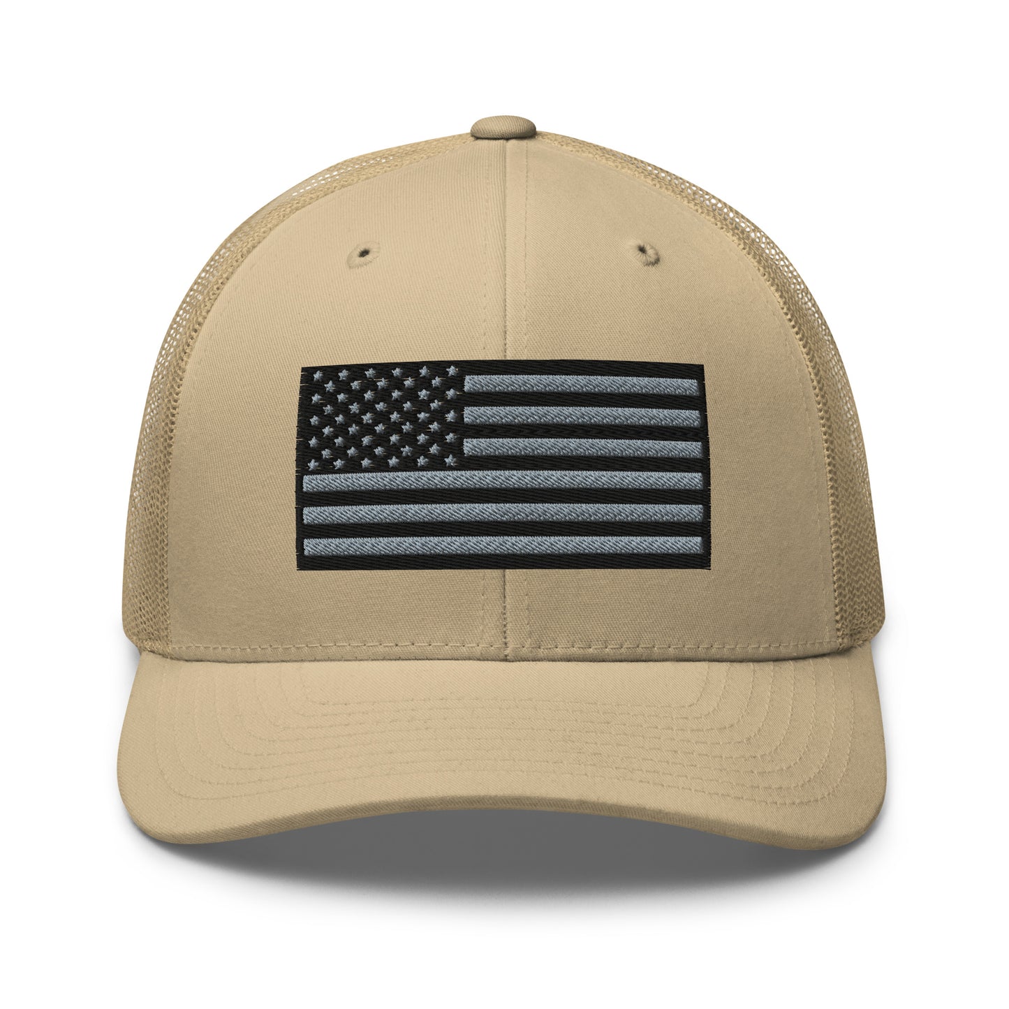 Blackout USA Flag Best Patriotic Custom Snapback Trucker Hats (20 Colors)  Infidel Collective