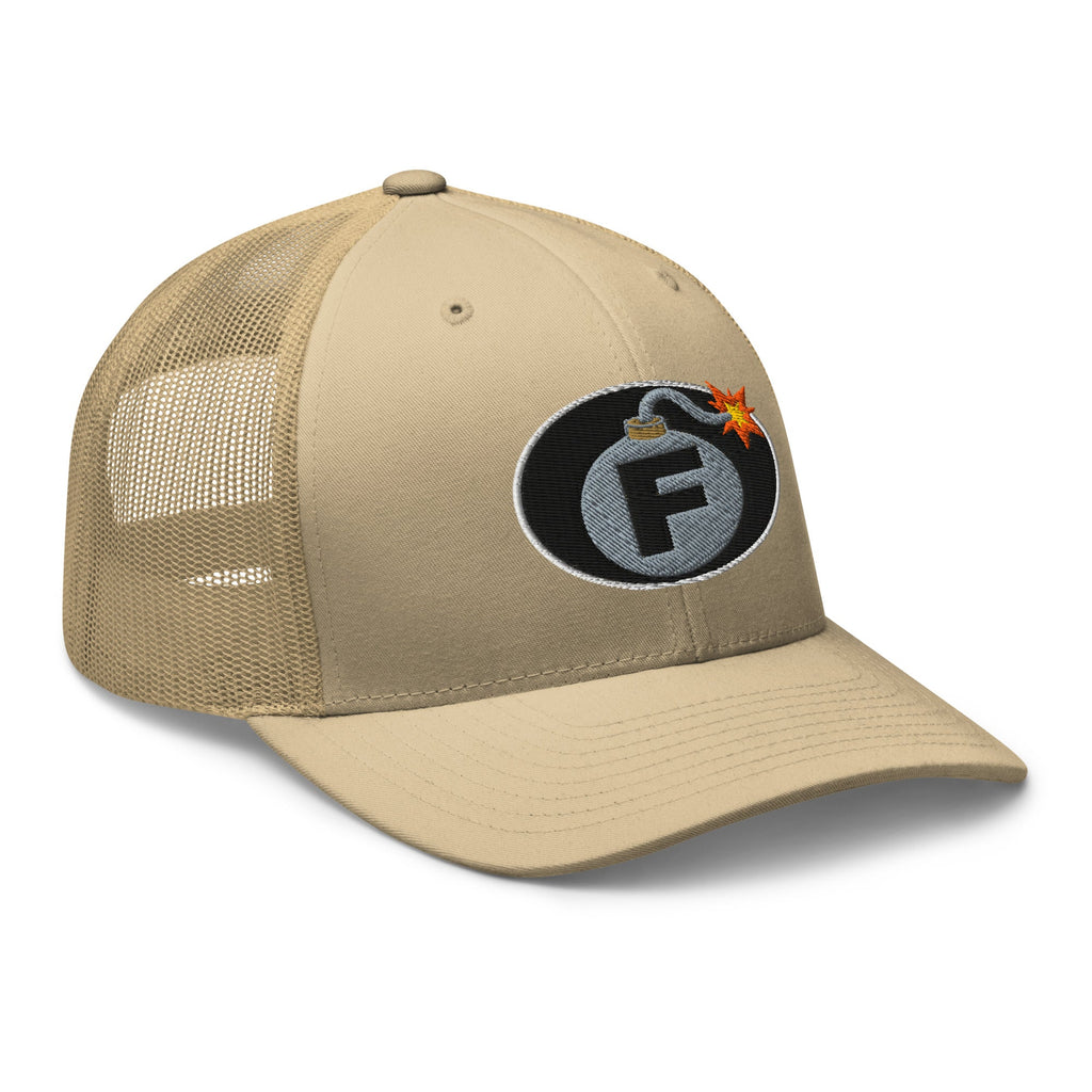 Hats  Custom Snapback Trucker Hat Funny NSFW F-Bomb Cap in 20 Colors Infidel Collective
