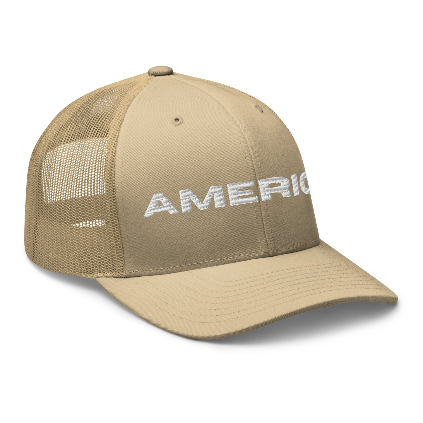 Snapback Custom Trucker Hats AMERICA Cool Patriotic Cap White Stitch  Infidel Collective