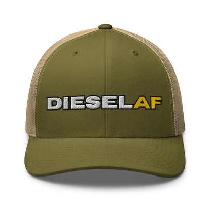 Hats Moss-Khaki Snapback Custom Trucker Hat to Rock the Diesel AF Lifestyle for Men & Women Infidel Collective