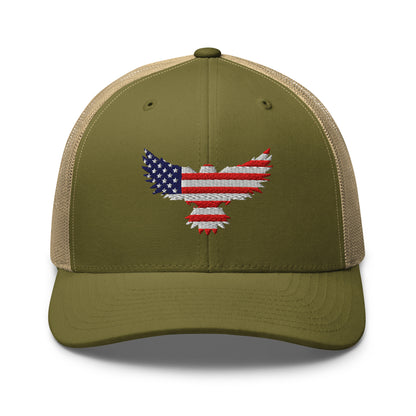 Snapback Custom Trucker Hats Best Patriotic Old Glory Eagle Cool 4th of July Cap  Infidel Collective
