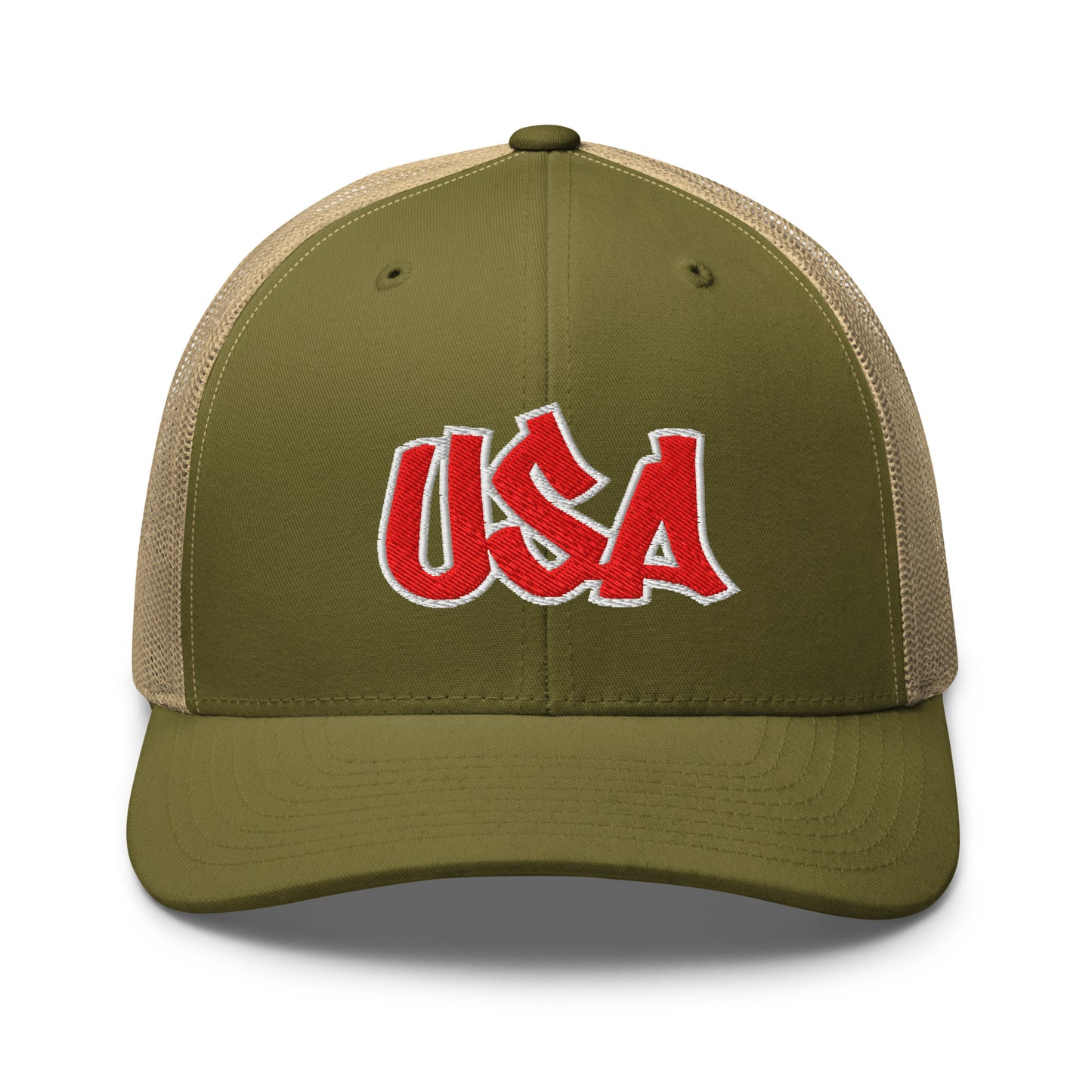 Cool USA Street Script Custom Patriotic Snapback Trucker Hats for Men & Women (20 Colors)  Infidel Collective