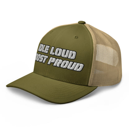 Hats  Snapback Custom Trucker Hat to Wear Proud – Idle Loud Boost Proud Mens Diesel Hats Infidel Collective