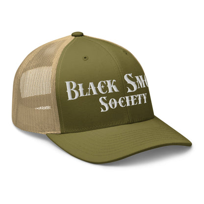 Hats  Snapback Custom Trucker Hat Black Smoke Society Cap For Men & Women Infidel Collective