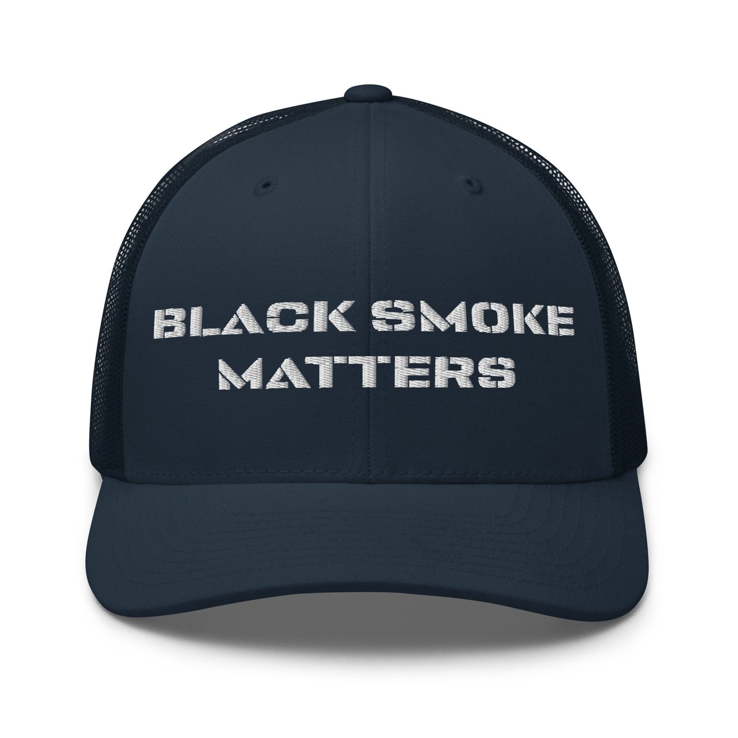 Hats Navy Snapback Custom Trucker Hat to Rock – Black Smoke Matters Diesel Cap Infidel Collective