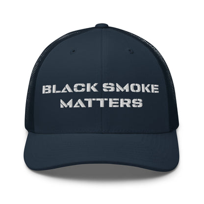 Hats Navy Snapback Custom Trucker Hat to Rock – Black Smoke Matters Diesel Cap Infidel Collective