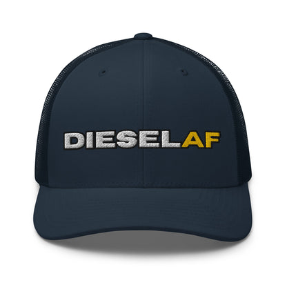 Hats Navy Snapback Custom Trucker Hat to Rock the Diesel AF Lifestyle for Men & Women Infidel Collective