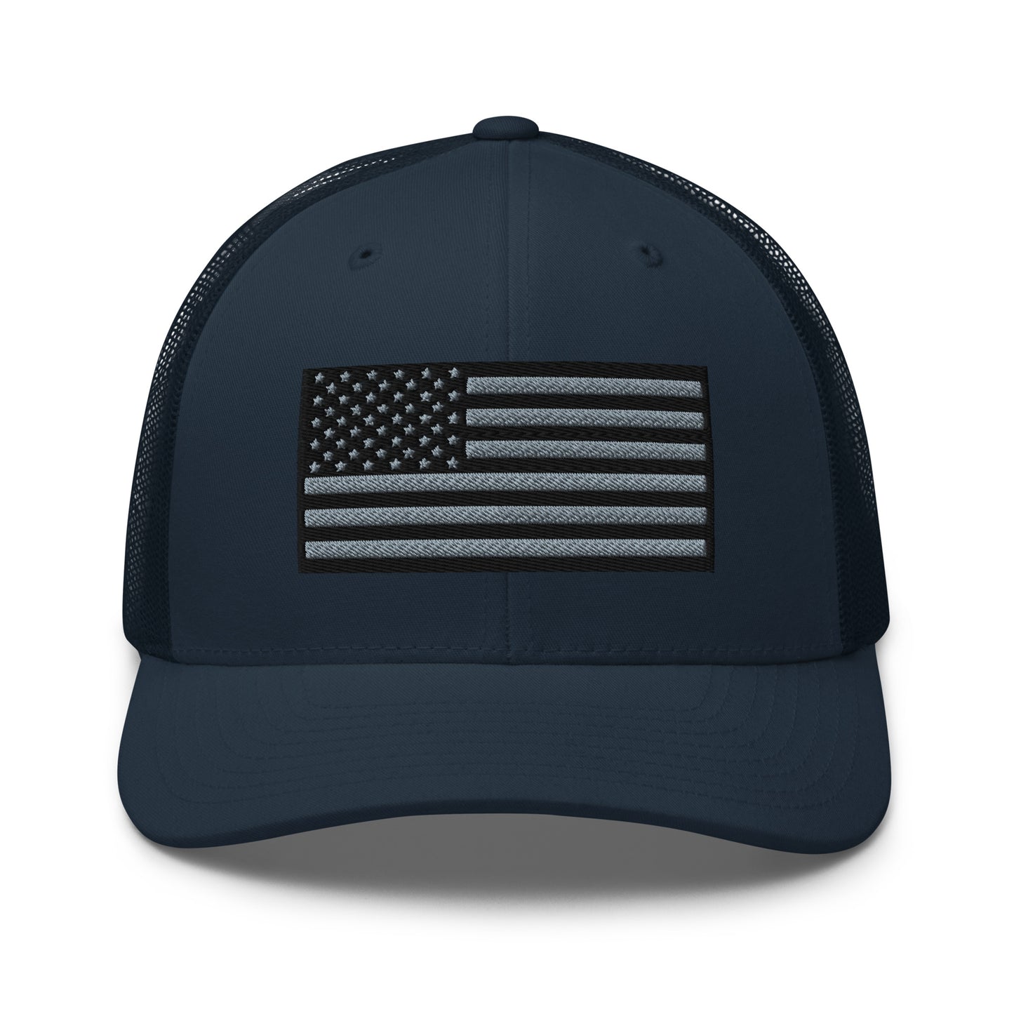 Blackout USA Flag Best Patriotic Custom Snapback Trucker Hats (20 Colors)  Infidel Collective