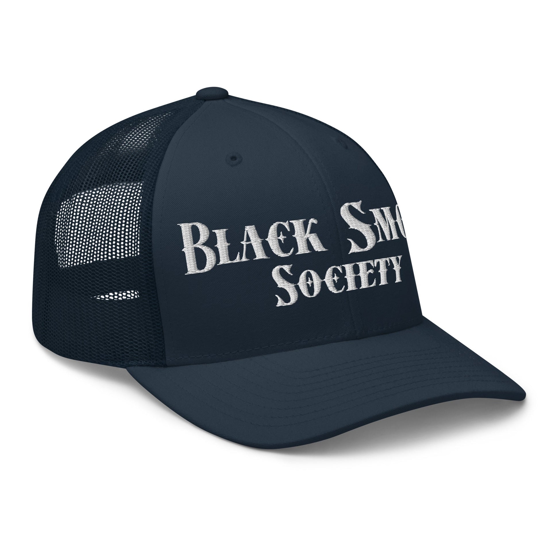Hats  Snapback Custom Trucker Hat Black Smoke Society Cap For Men & Women Infidel Collective